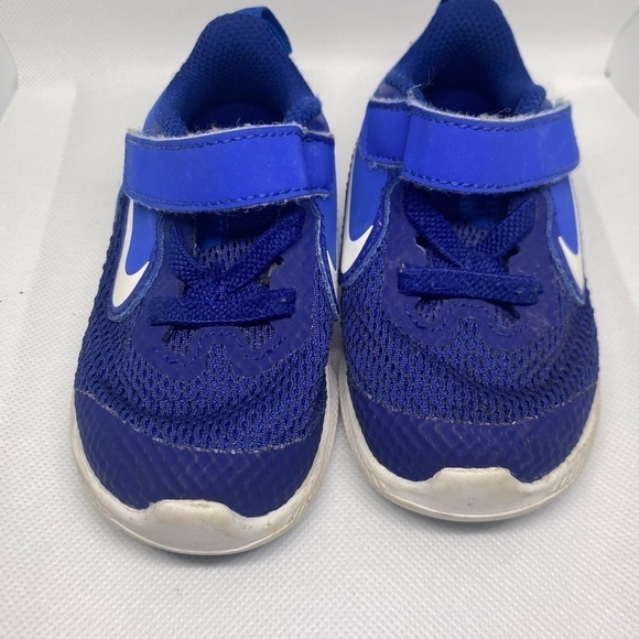 NIKE Downshifter Revolution Baby/Toddler Shoes AR4137-400 Royal Blue Size 5C - Picture 3 of 7